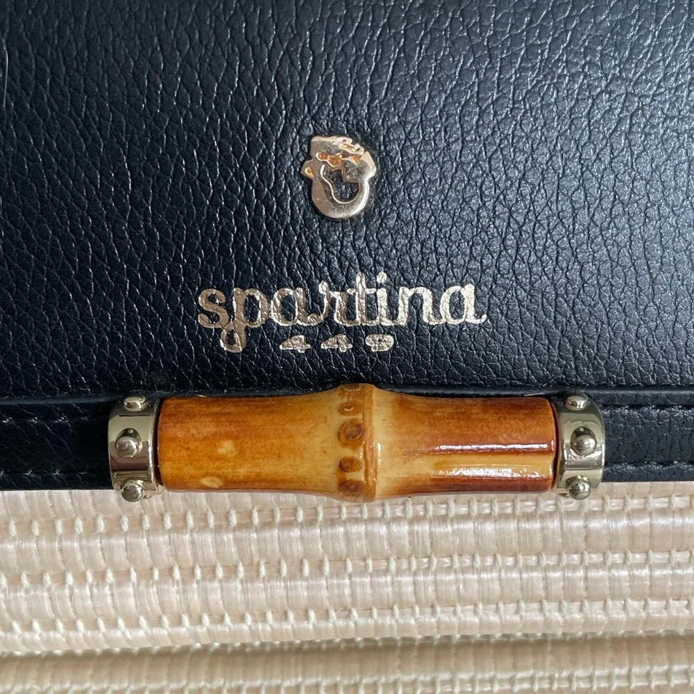 Spartina 449 Ebony Bamboo Chic Wallet - NEW - Picture 6 of 8